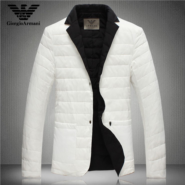 doudoune armani blanche