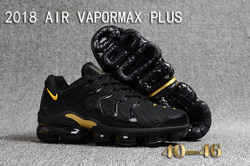 nike vapormax plus black gold