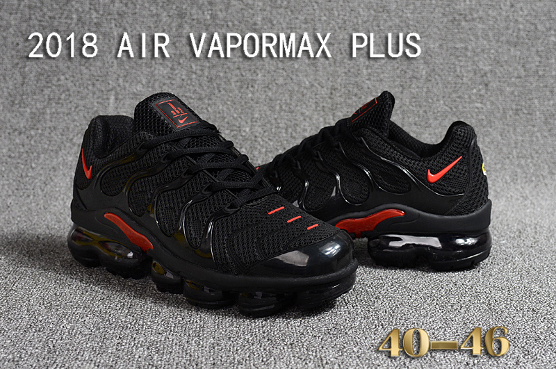 vapormax plus black red