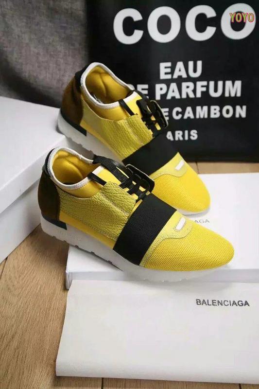 balenciaga race runners yellow