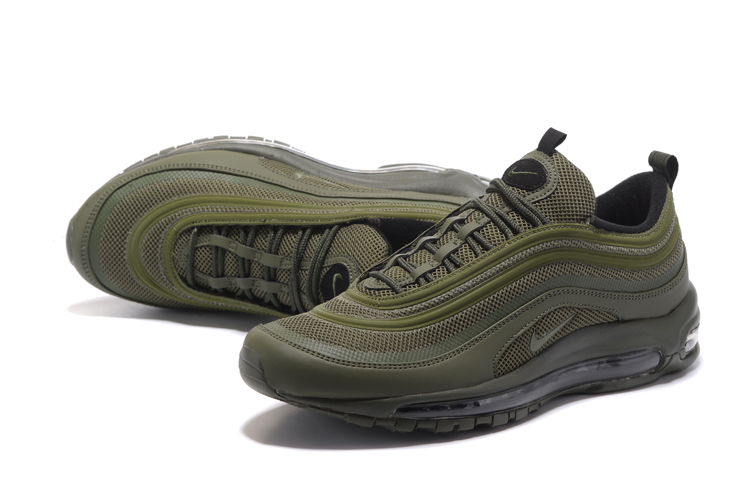 khaki green nike 97