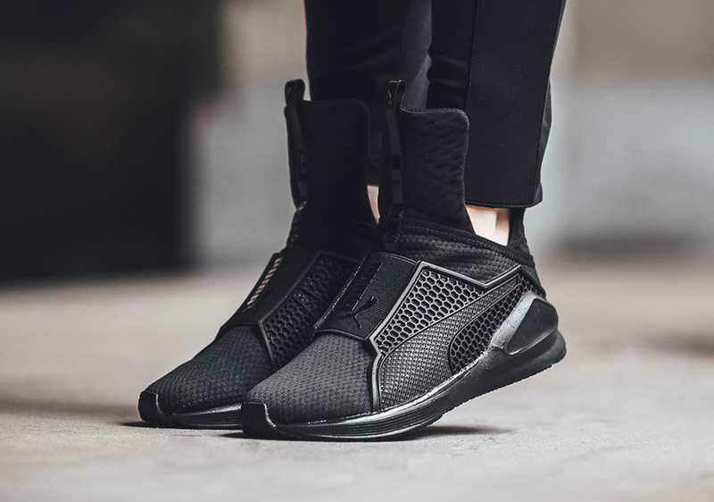 puma fenty trainer black