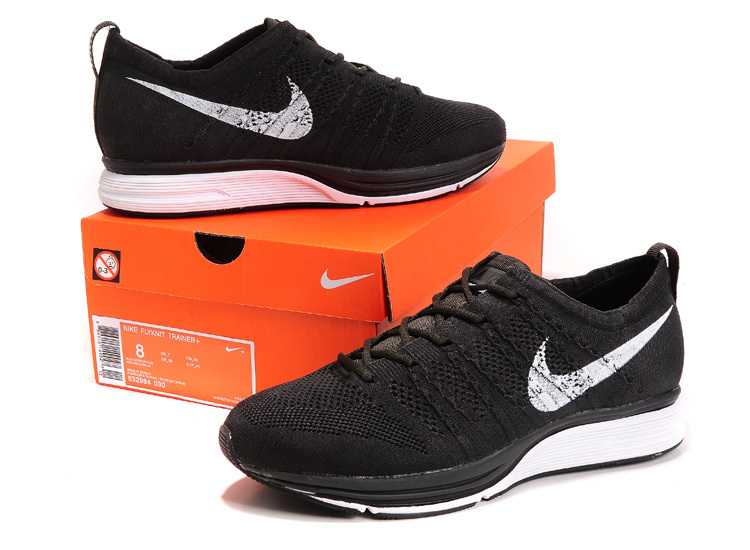 nike flyknit trainer noir