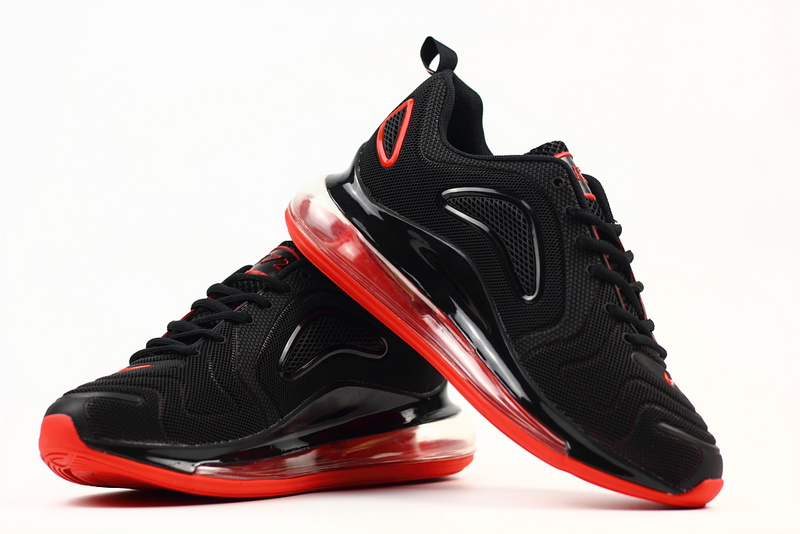 nike air max 720 black and red