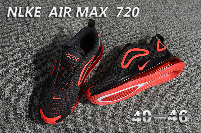 air max 720 black and red