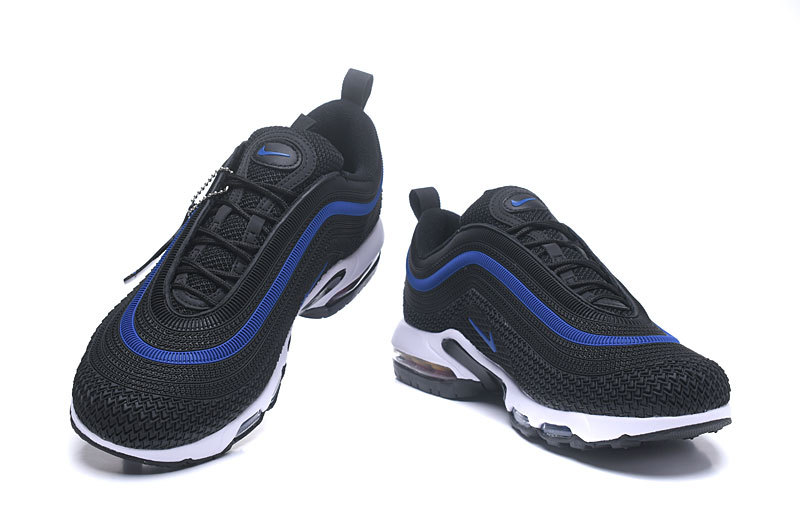blue and black nike 97