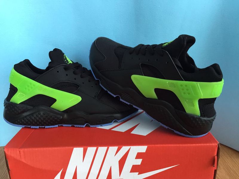 huarache noir et jaune fluo