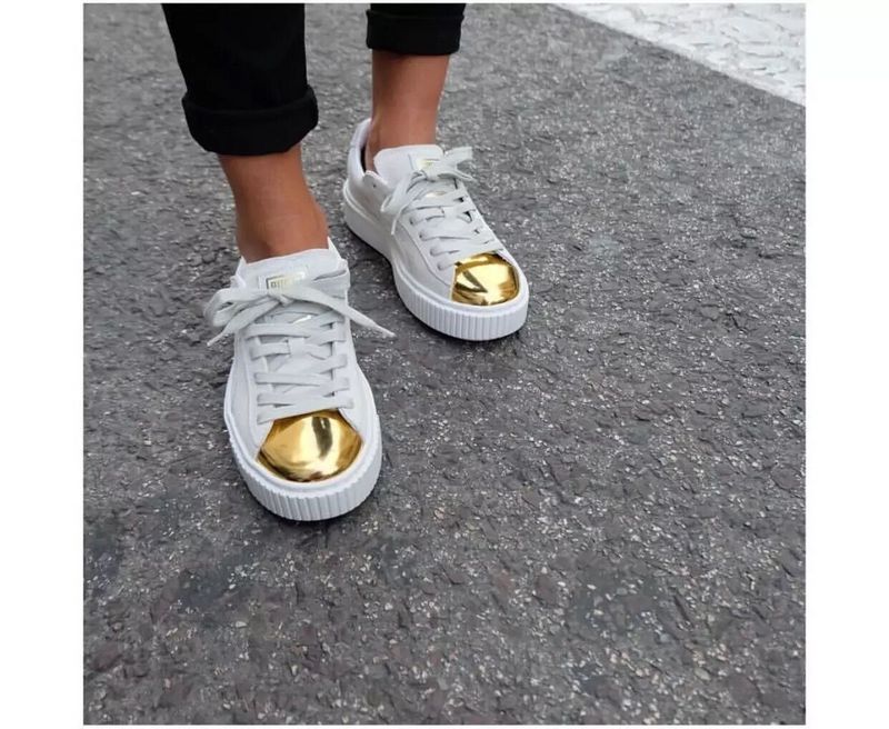 chaussure rihanna beige