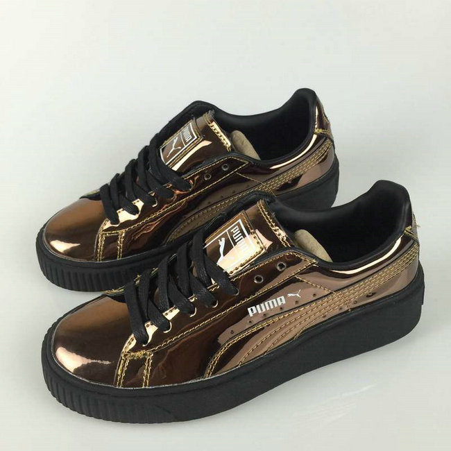 puma rihanna noir et dore