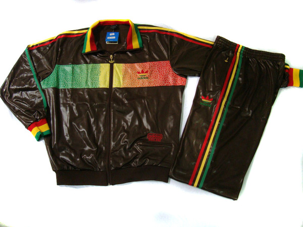 survetement adidas vert jaune rouge