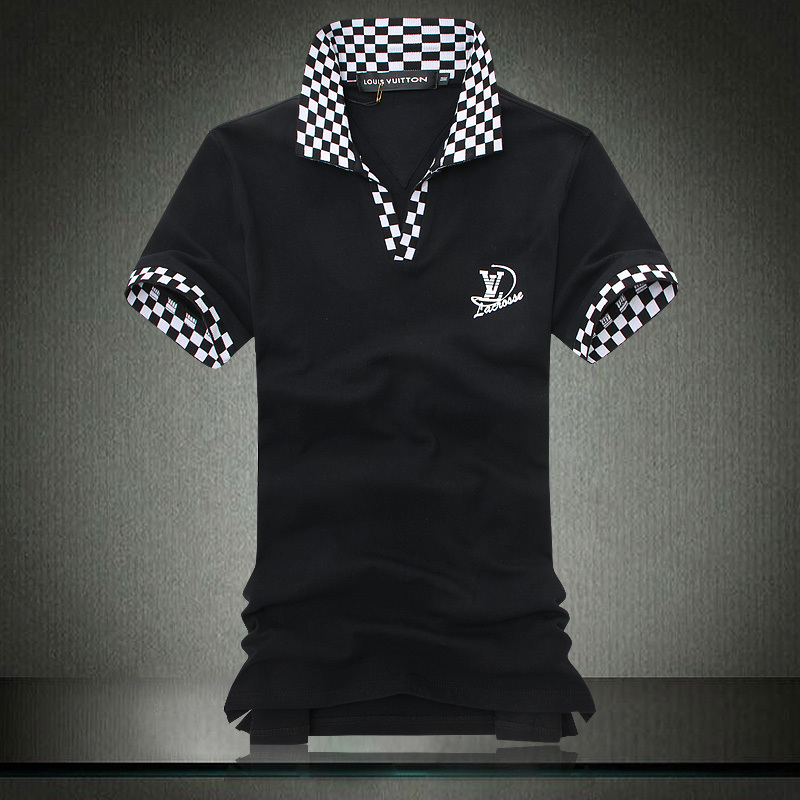 louis vuitton paris black t shirt tee shirt louis vuitton hommes pas cher cotton london black de - EUR 24