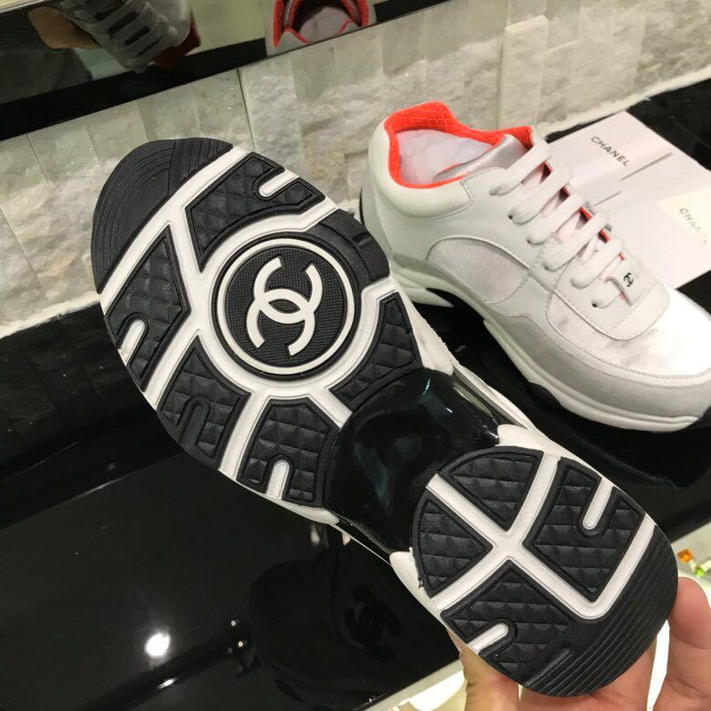 basket chanel femme orange