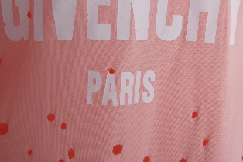 givenchy t shirt with holes