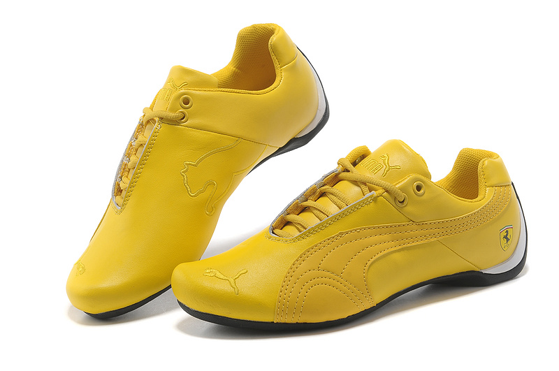 basket puma femme jaune