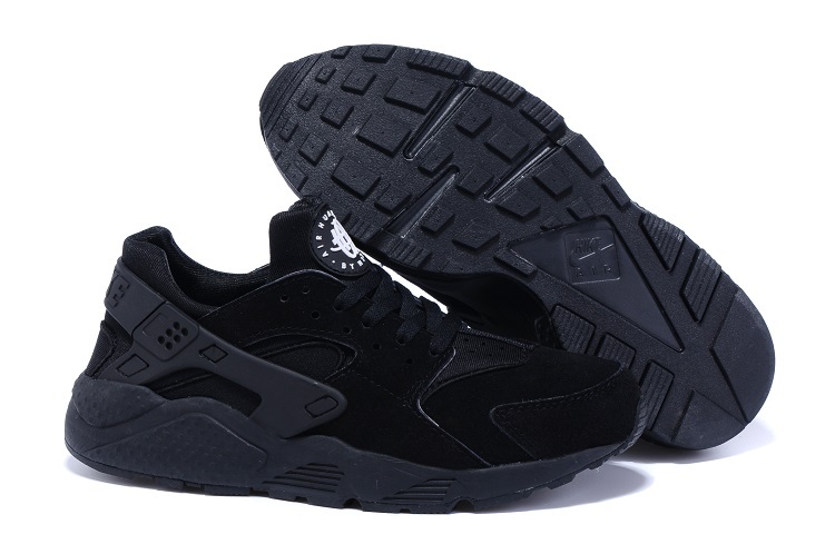 black suede huaraches