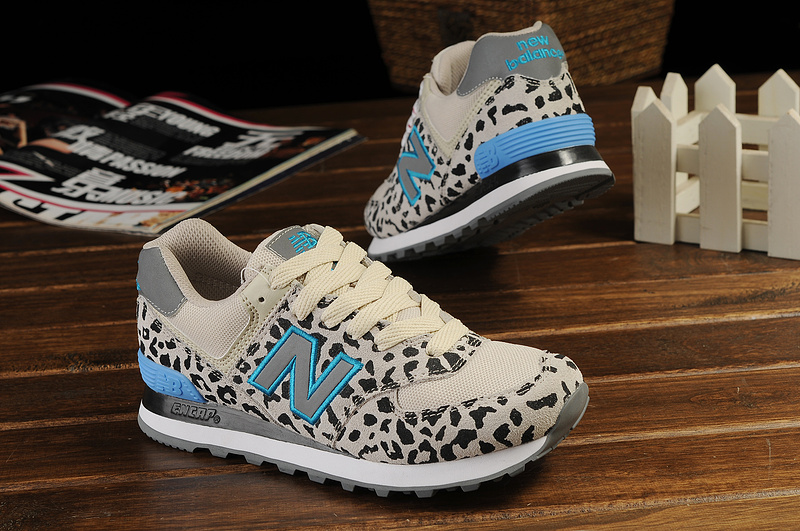 basket new balance femme leopard