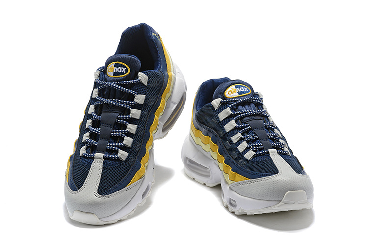 air max navy blue and yellow